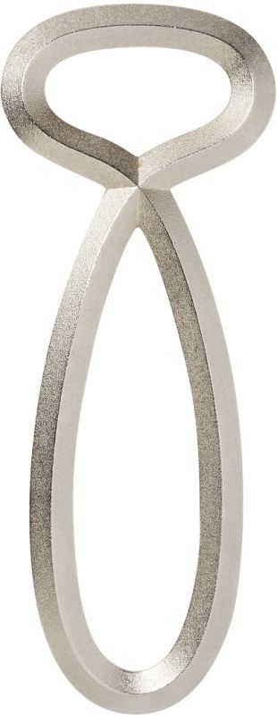 Poesie et Table Flaschenöffner Flaschenfreund silber  Räder